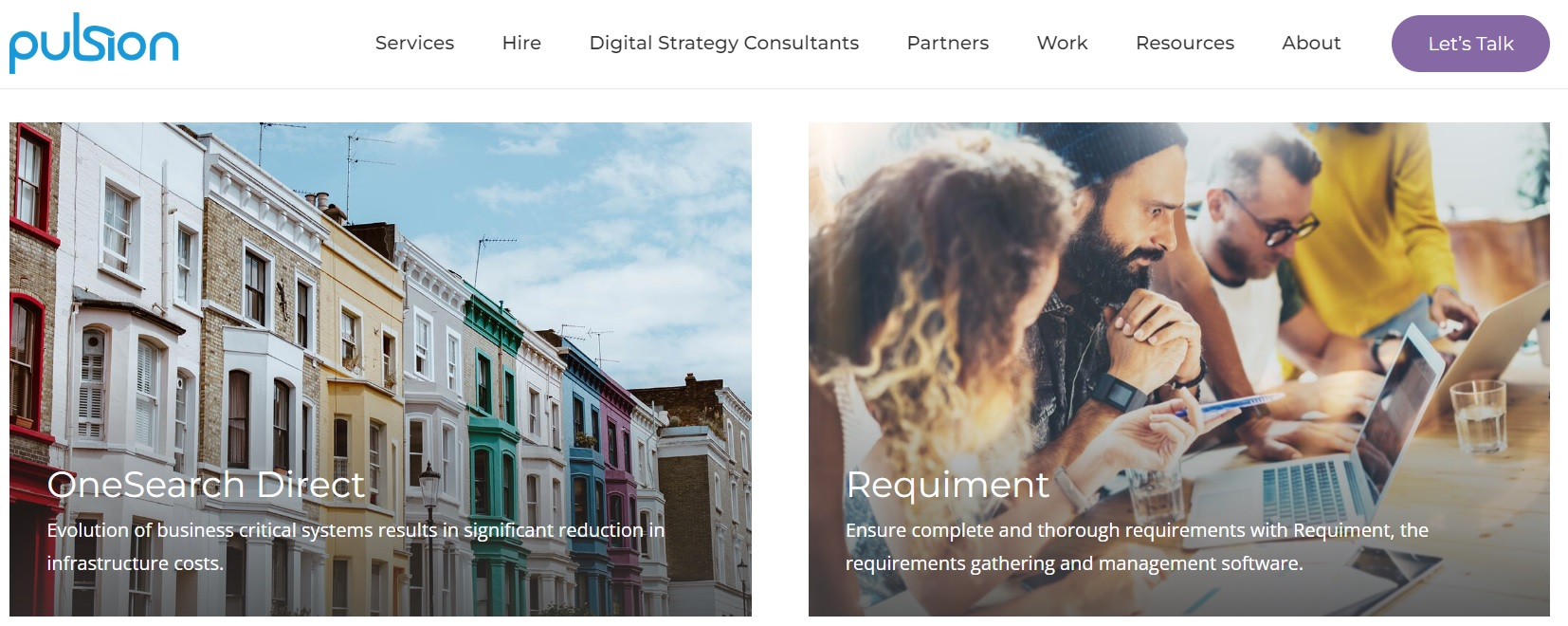 Some Pulsion Case Studies