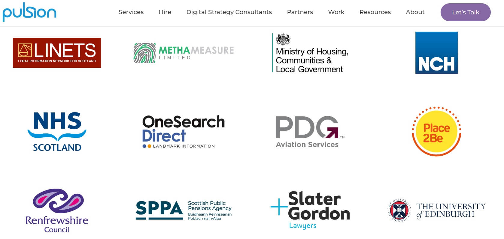 Pulsion Technology Clients